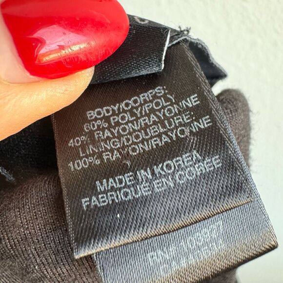 Marc Jacobs Black Metallic Gold Drape Faux Wrap Party Holiday Skirt Size Small - Picture 8 of 8